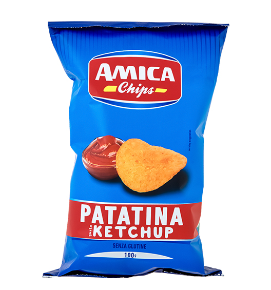 Kartoffelchips Ketchup